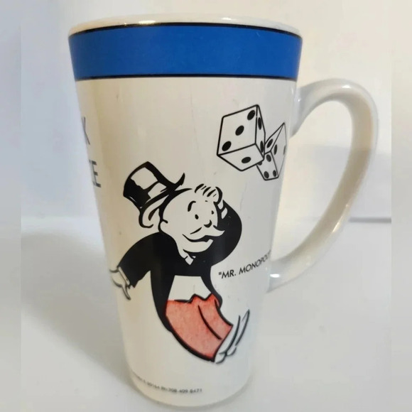 Monopoly Game Tall Mug, 1999 by Design Pac, 16 ounce - Picture 1 of 5